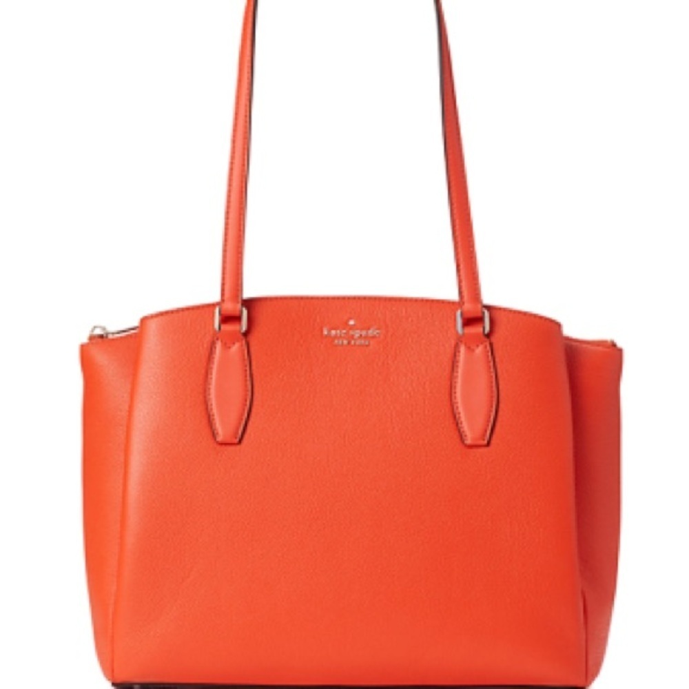 Kate Spade Orange Monet Tote Bag